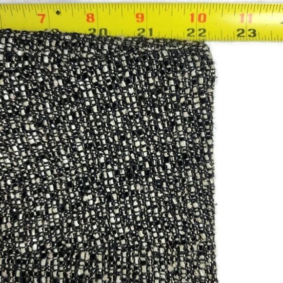 Kasper Separates Boucle Blazer Size 6P Black White Gold Black Trim Open Front - Picture 8 of 9